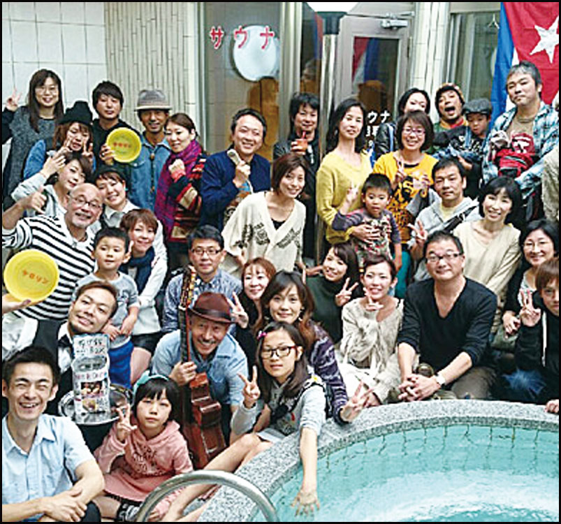 キューバ音楽ライブ♪Dos Sones de Corasones@朝日温泉おんな湯