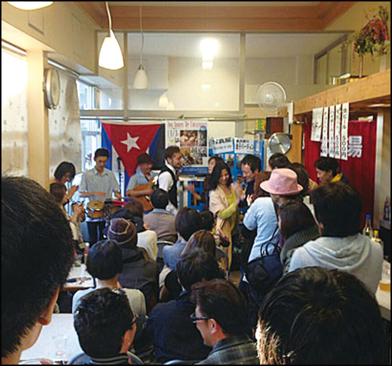 キューバ音楽ライブ♪Dos Sones de Corasones@朝日温泉おんな湯