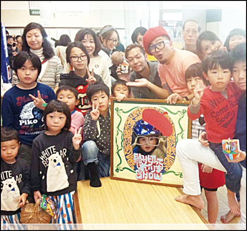 貼り切ってまいりまSHOW in 朝日温泉