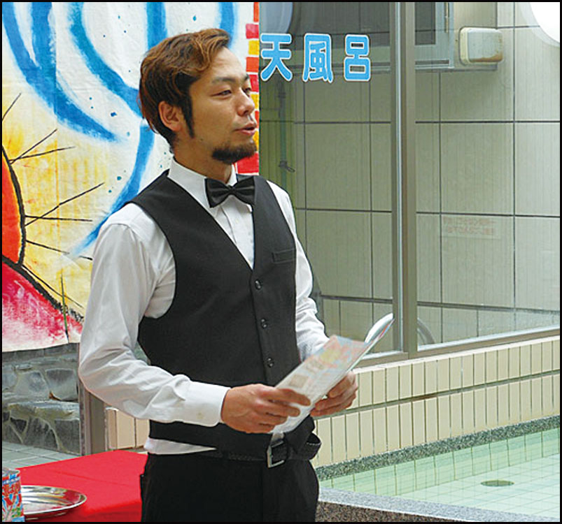 落語と音楽おいしい酒と肴に風呂まで入れる　朝日よくばり温泉LIVE