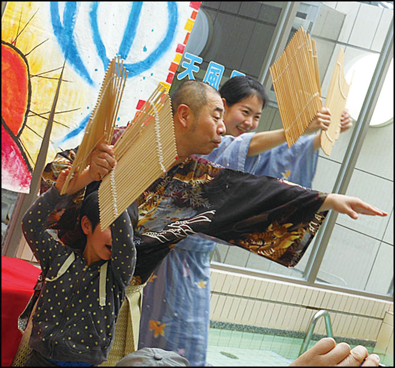 落語と音楽おいしい酒と肴に風呂まで入れる　朝日よくばり温泉LIVE